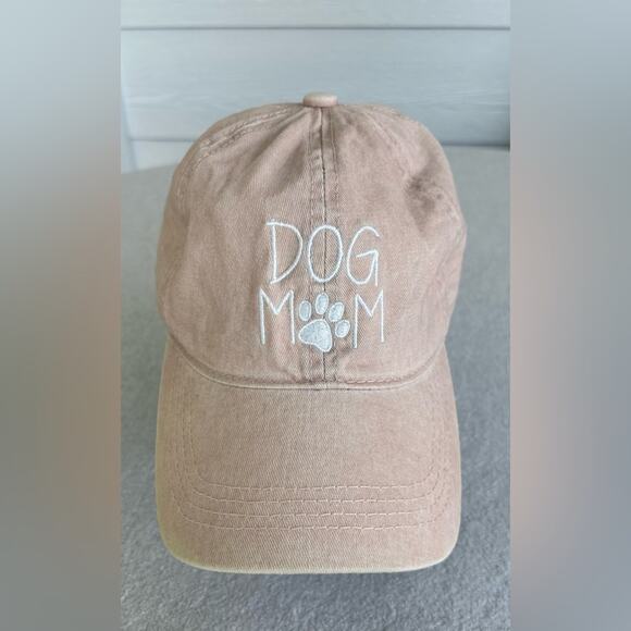 Dog Mom Blush Pink Ball Cap - David and Young - Picture 2 of 9